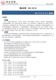 晨会纪要