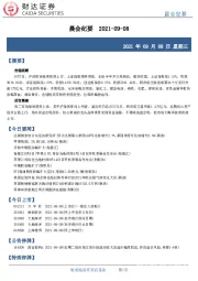 晨会纪要