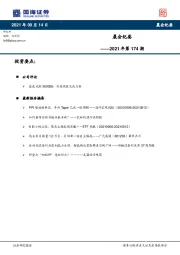 晨会纪要2021年第174期