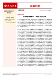 晨会纪要