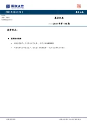 晨会纪要2021年第183期
