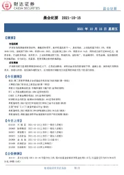 晨会纪要