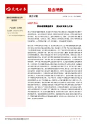 晨会纪要