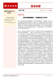 晨会纪要