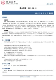 晨会纪要