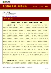 金点策略晨报—每周报告