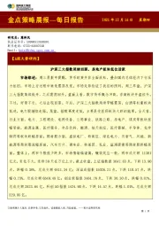 金点策略晨报—每日报告