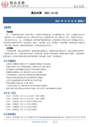 晨会纪要