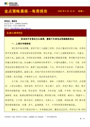 金点策略晨报—每周报告