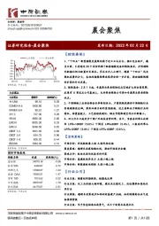 晨会聚焦