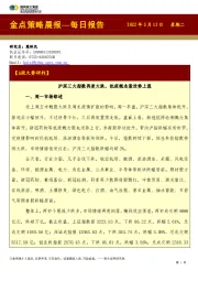 金点策略晨报—每日报告