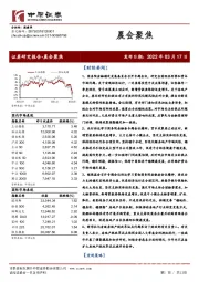 晨会聚焦
