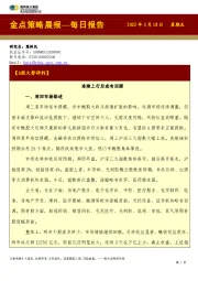 金点策略晨报—每日报告