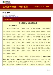 金点策略晨报—每日报告