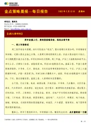 金点策略晨报—每日报告