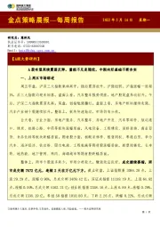 金点策略晨报—每周报告