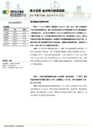 金点电力能源晨报2022年第110期