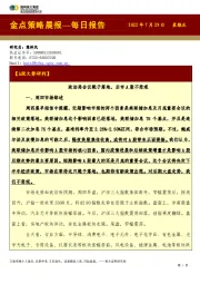 金点策略晨报—每日报告