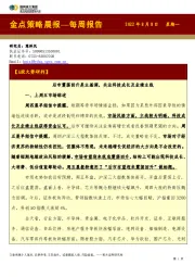 金点策略晨报—每周报告