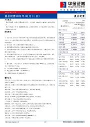 晨会纪要