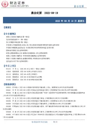 晨会纪要