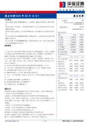 晨会纪要