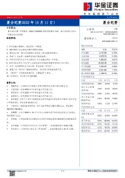 晨会纪要