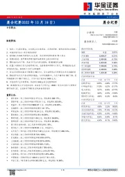 晨会纪要