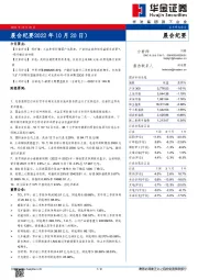 晨会纪要