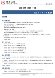 晨会纪要