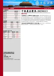 中银晨会聚焦