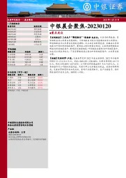 中银晨会聚焦