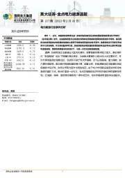 金点电力能源晨报第227期