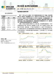 金点电力能源晨报第229期