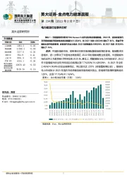 金点电力能源晨报第234期