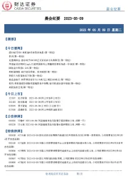 晨会纪要