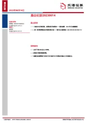 晨会纪要