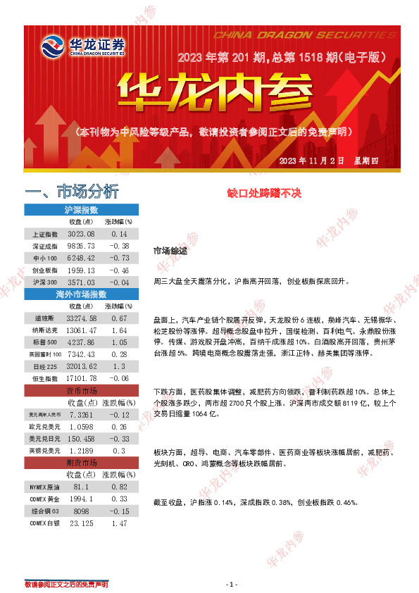 华龙内参2023年第201期，总第1518期（电子版）