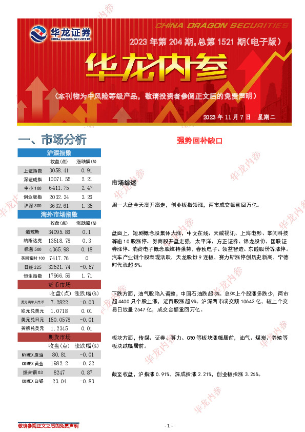 华龙内参2023年第204期，总第1521期（电子版）