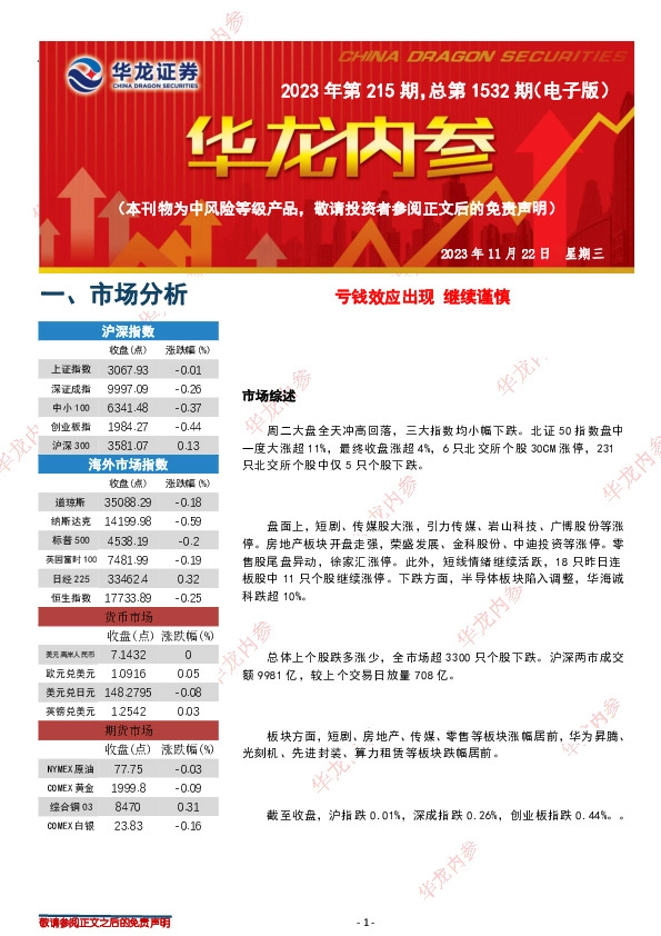 华龙内参2023年第215期，总第1532期（电子版）