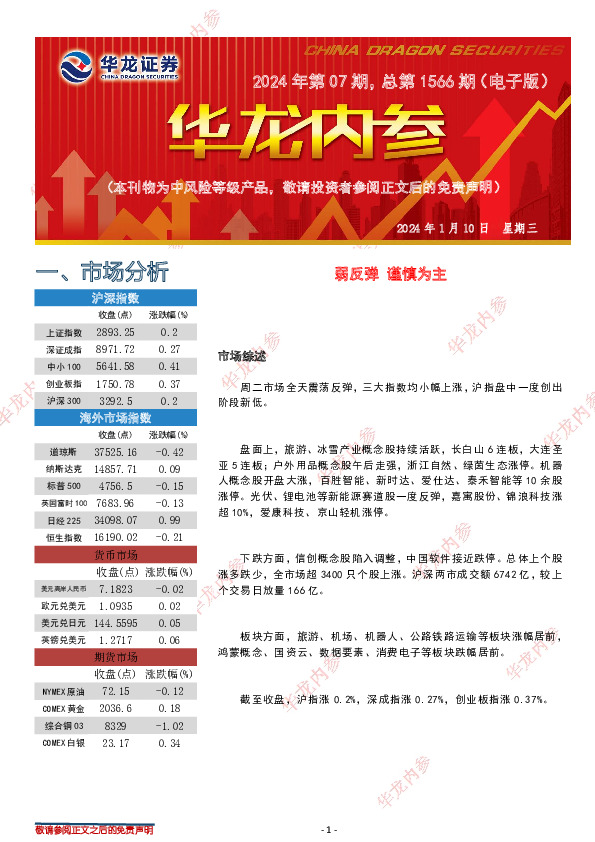 华龙内参2024年第07期，总第1566期（电子版）