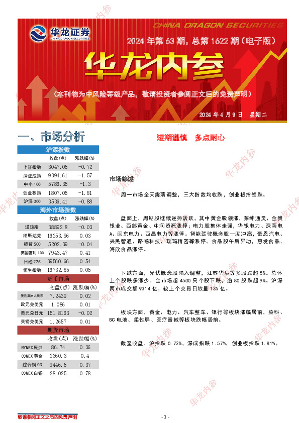 华龙内参2024年第63期，总第1622期（电子版）