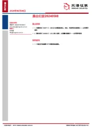 晨会纪要