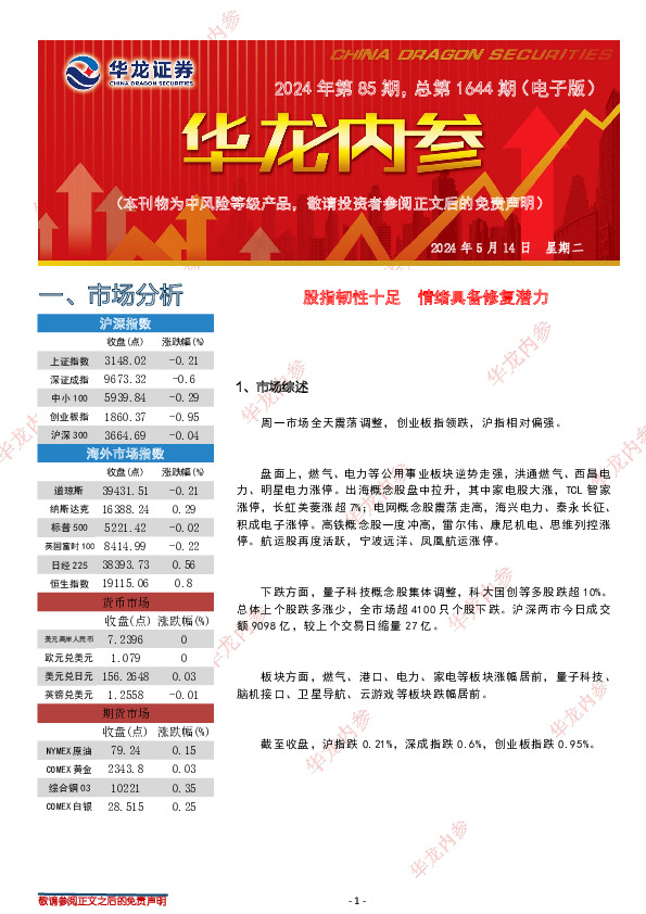 华龙内参2024年第85期，总第1644期（电子版）