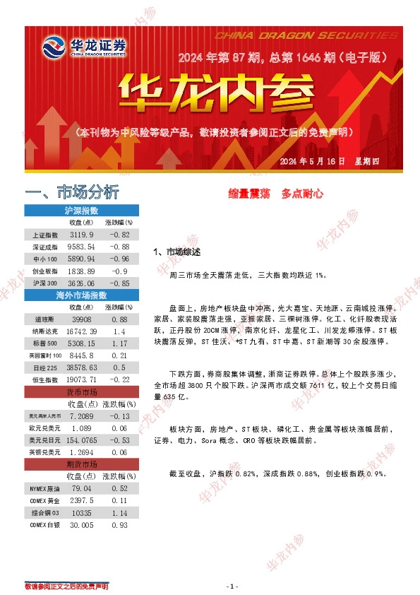 华龙内参2024年第87期，总第1646期（电子版）