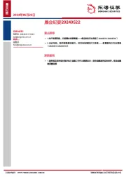 晨会纪要