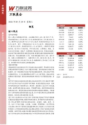 万联晨会