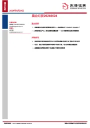 晨会纪要