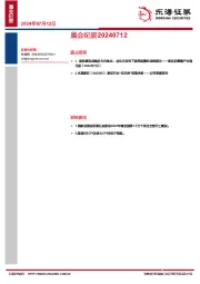 晨会纪要