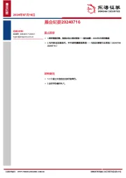 晨会纪要